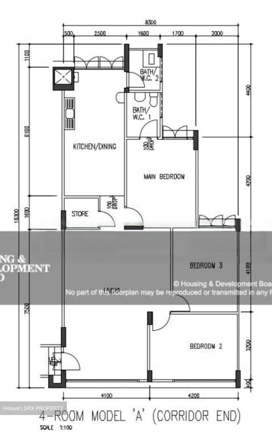 Blk 610 Clementi West Street 1 (Clementi), HDB 4 Rooms #455314031